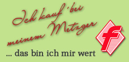 Slogan "Ich kauf´bei meinem Metzger ... das bin ich mir wert"